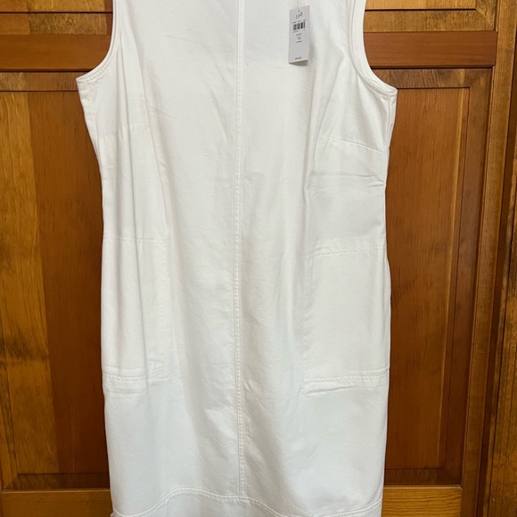 NWT JJill white denim sleeveless 1X women’s dress. - Picture 4 of 7